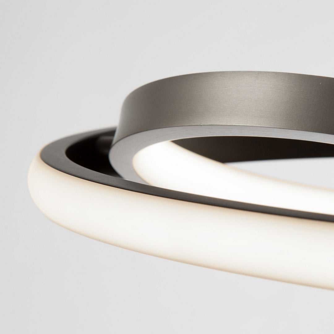 Artcraft Canada - AC6672NB - LED Flush Mount - Gemini - Black, Nickel