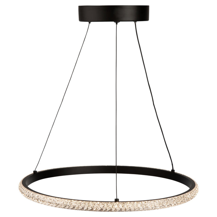Artcraft Canada - AC6710BK - LED Pendant - Nova - Black