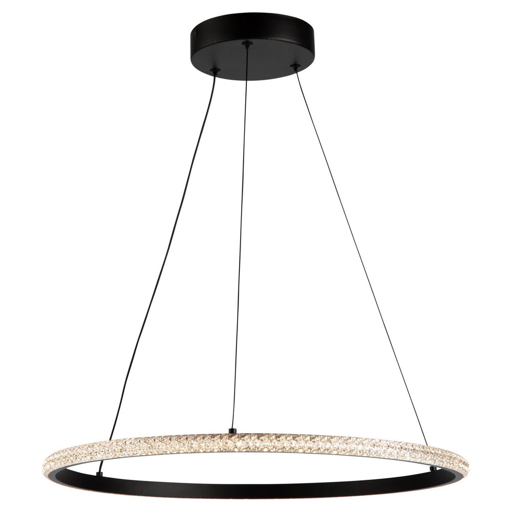 Artcraft Canada - AC6711BK - LED Pendant - Nova - Black