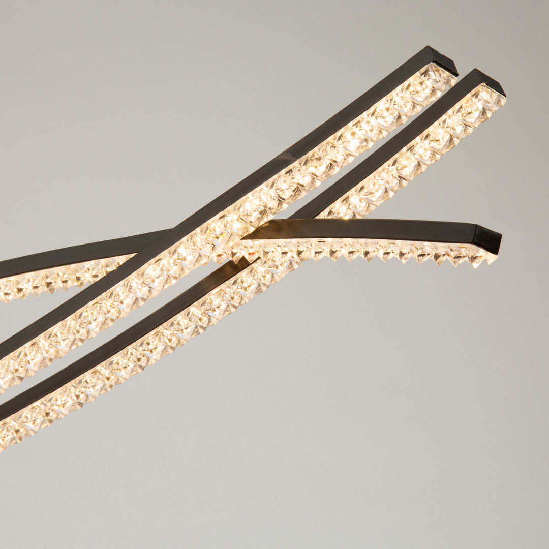 Artcraft Canada - AC6713BK - LED Island Pendant - Nova - Black