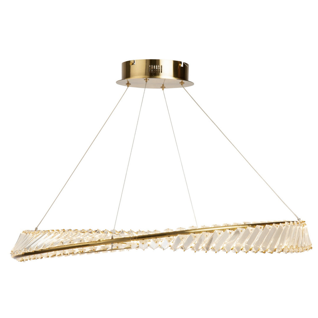 Artcraft Canada - AC6721BB - LED Pendant - Stella - Brushed Brass