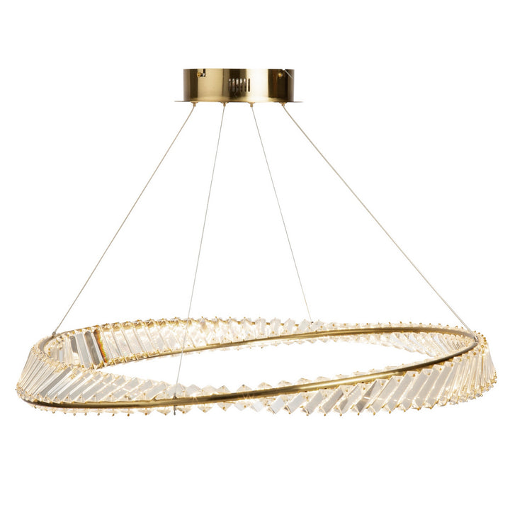 Artcraft Canada - AC6721BB - LED Pendant - Stella - Brushed Brass