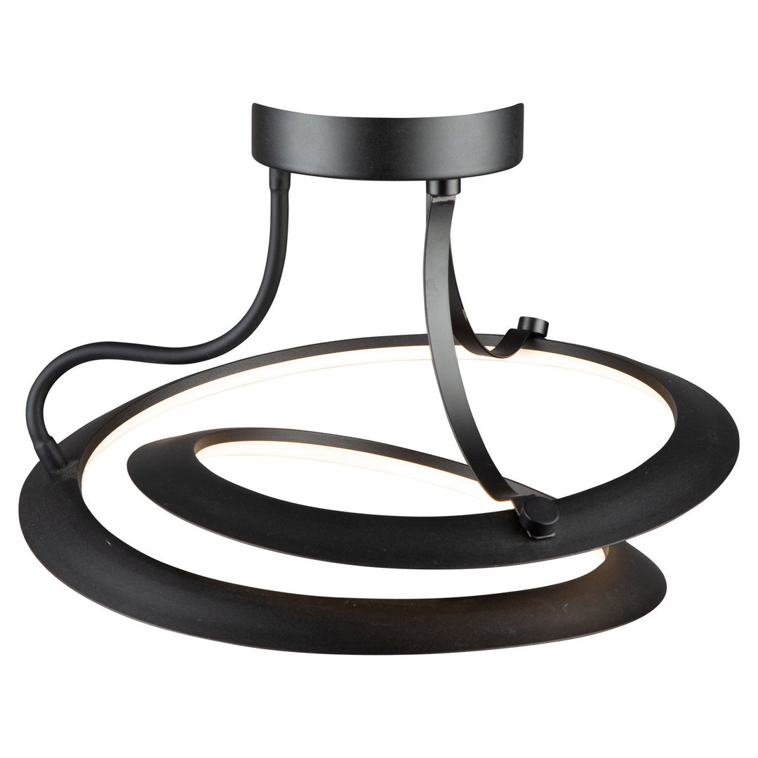 Artcraft Canada - AC7676BK - LED Semi-Flush Mount - Ara - Black