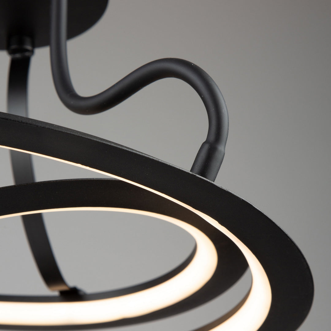 Artcraft Canada - AC7676BK - LED Semi-Flush Mount - Ara - Black