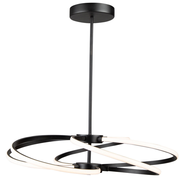 Artcraft Canada - AC7688BK - LED Pendant - Equinox - Black