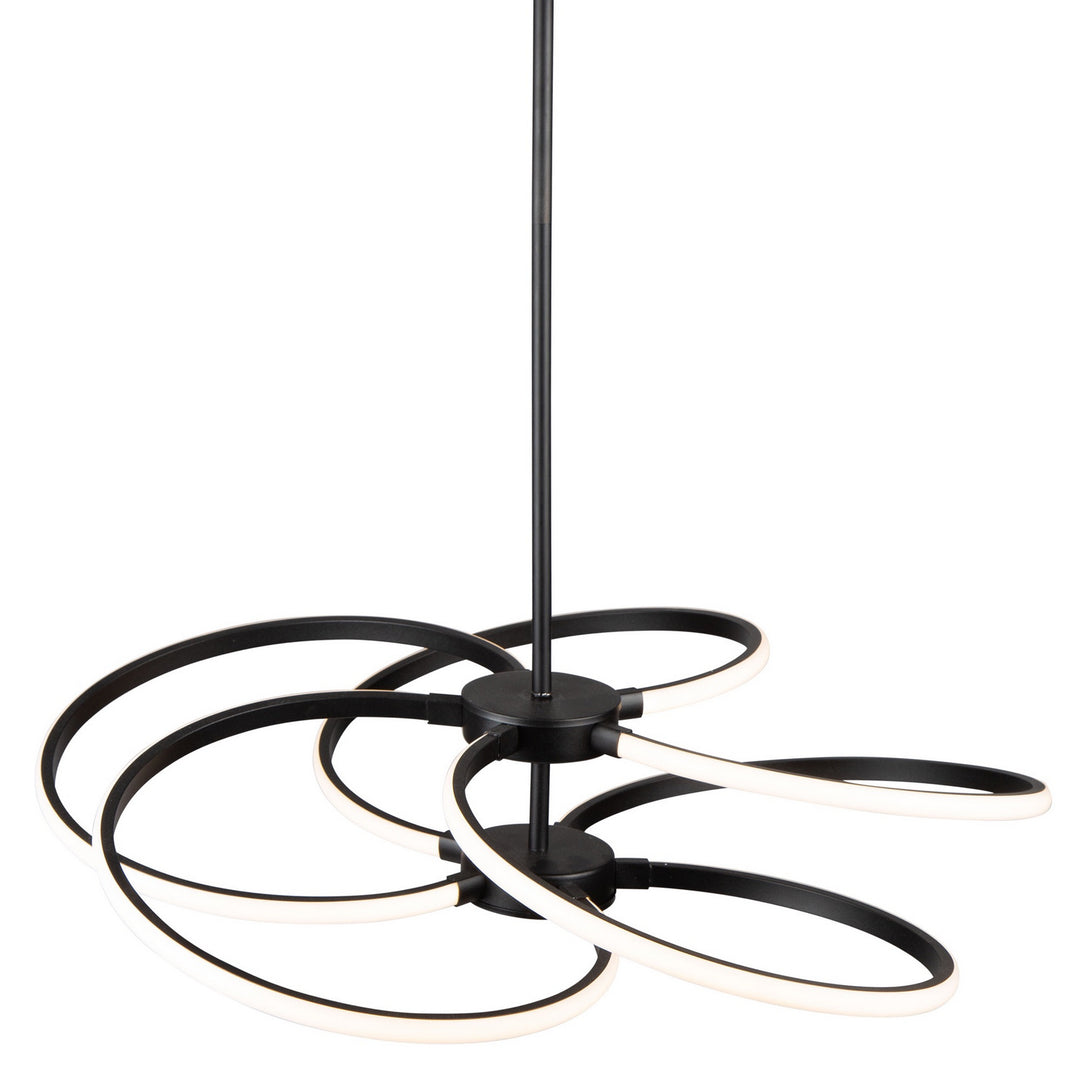 Artcraft Canada - AC7688BK - LED Pendant - Equinox - Black