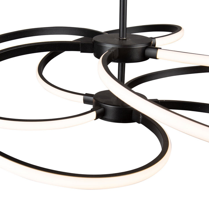 Artcraft Canada - AC7688BK - LED Pendant - Equinox - Black