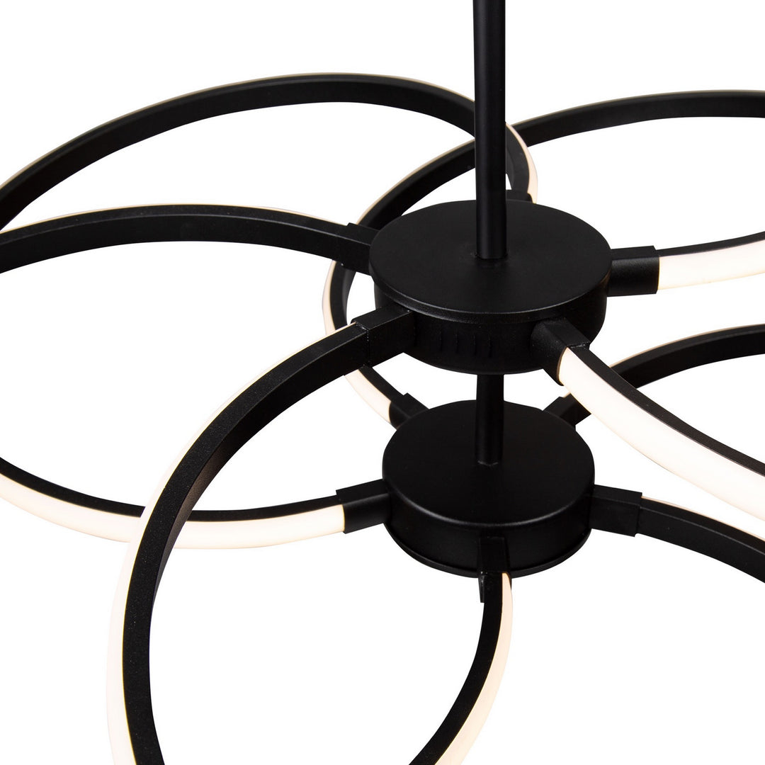 Artcraft Canada - AC7689BK - LED Pendant - Equinox - Black