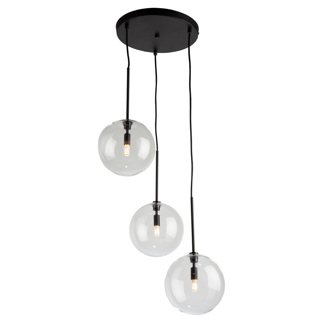 Artcraft Canada - SC13193BK - Three Light Pendant - Pinpoint - Black