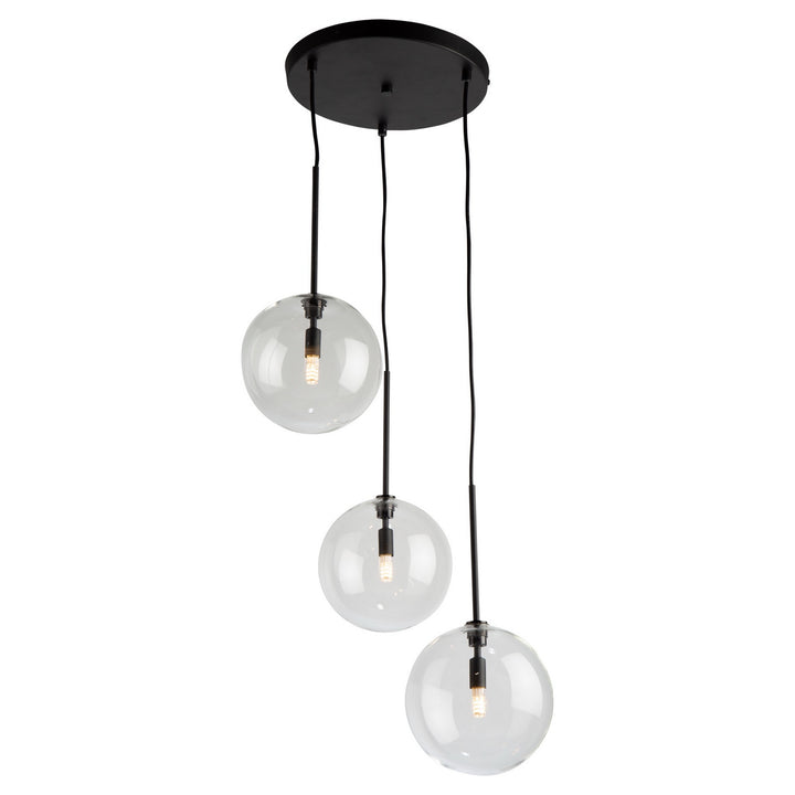 Artcraft Canada - SC13193BK - Three Light Pendant - Pinpoint - Black