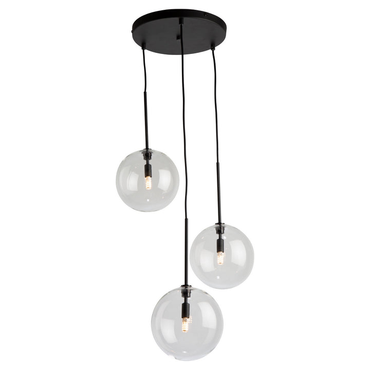 Artcraft Canada - SC13193BK - Three Light Pendant - Pinpoint - Black