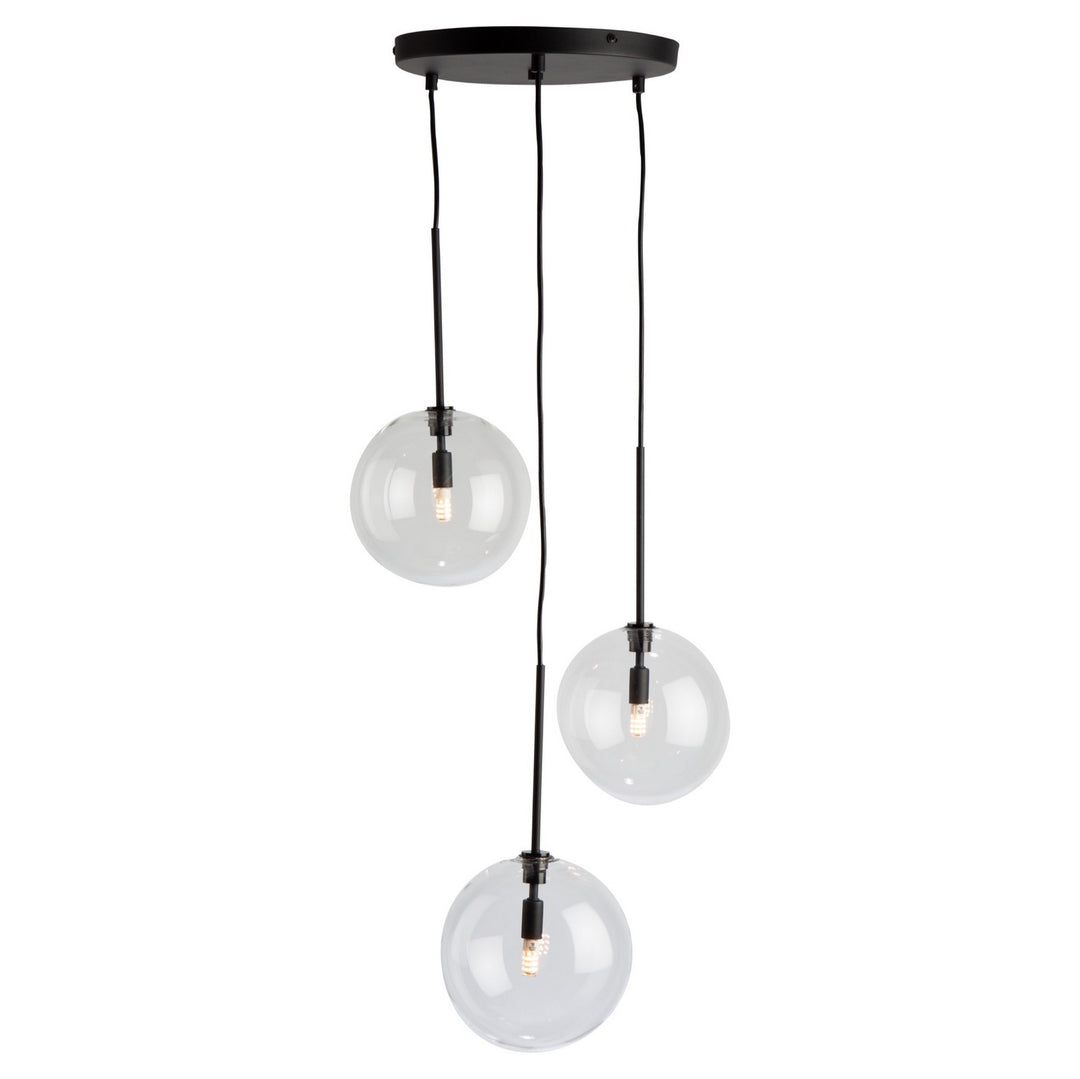 Artcraft Canada - SC13193BK - Three Light Pendant - Pinpoint - Black