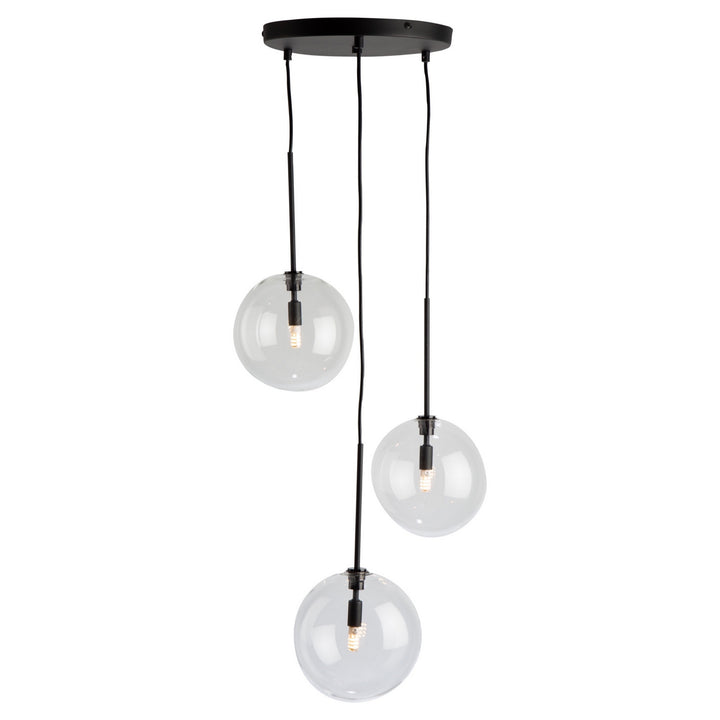 Artcraft Canada - SC13193BK - Three Light Pendant - Pinpoint - Black
