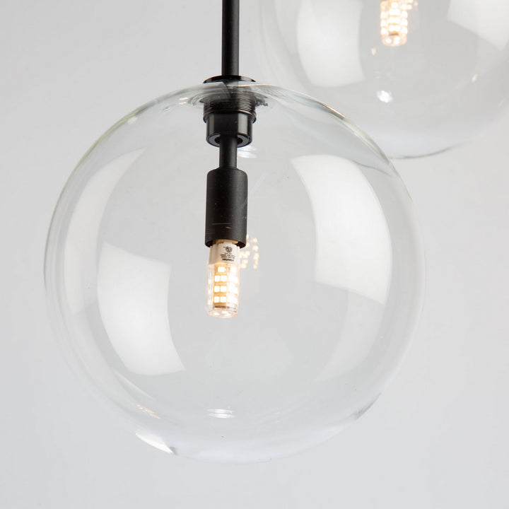Artcraft Canada - SC13193BK - Three Light Pendant - Pinpoint - Black