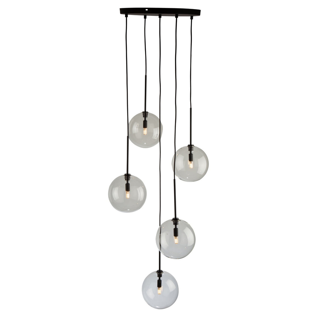 Artcraft Canada - SC13195BK - Five Light Pendant - Pinpoint - Black