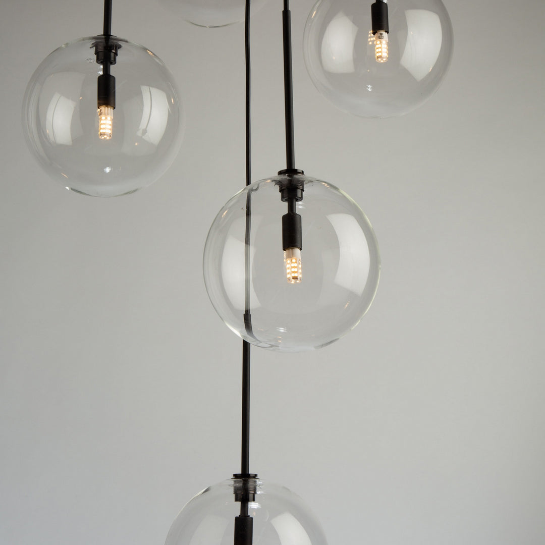 Artcraft Canada - SC13195BK - Five Light Pendant - Pinpoint - Black