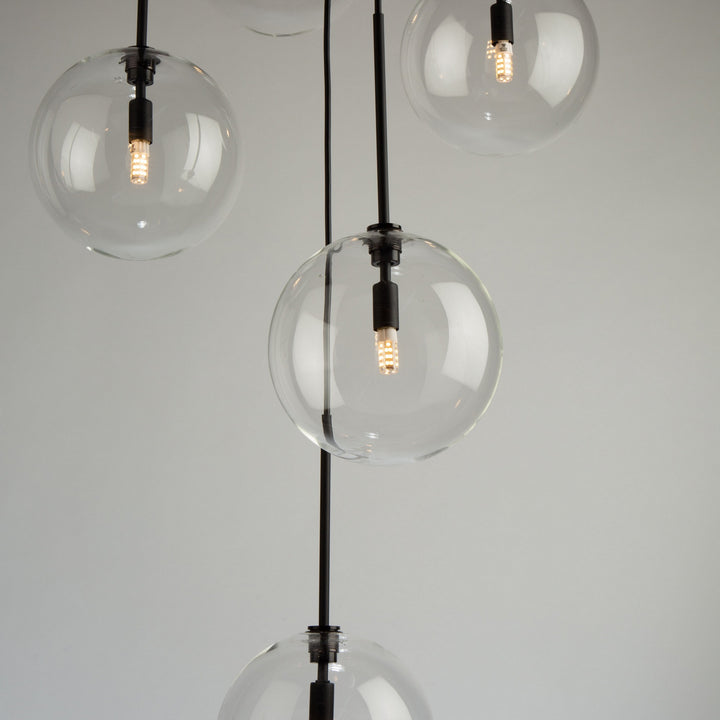Artcraft Canada - SC13195BK - Five Light Pendant - Pinpoint - Black