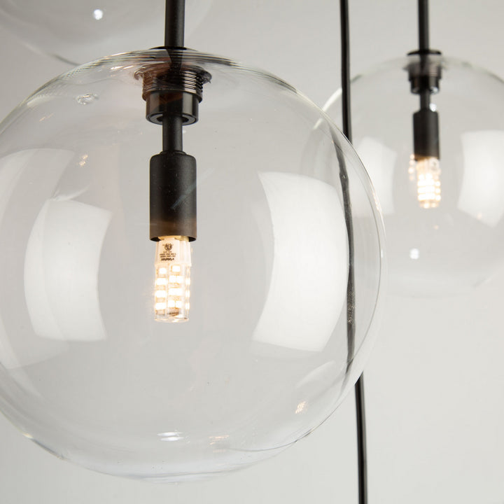 Artcraft Canada - SC13195BK - Five Light Pendant - Pinpoint - Black