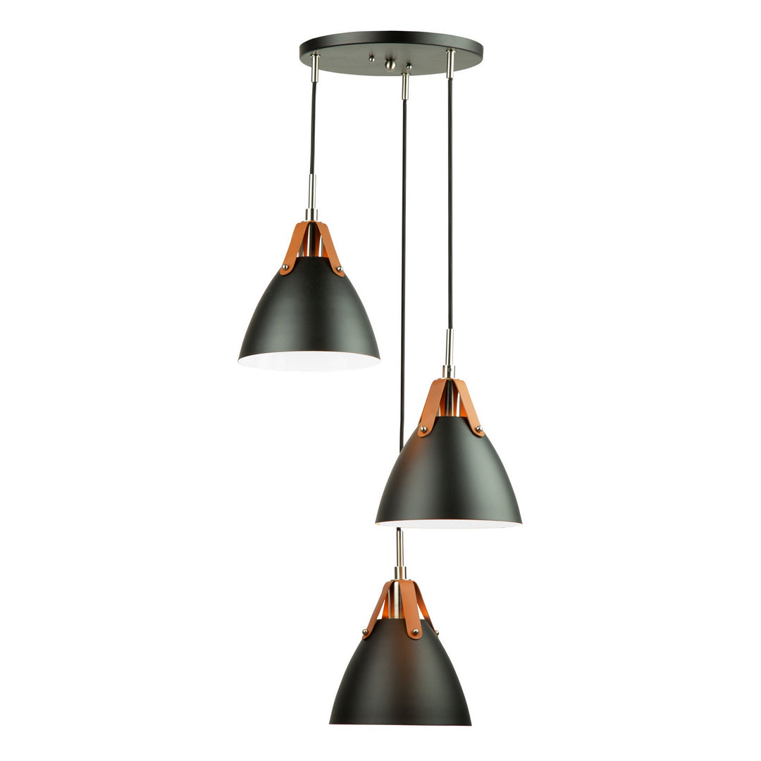 Artcraft Canada - SC13323BK - Three Light Pendant - Tote - Black