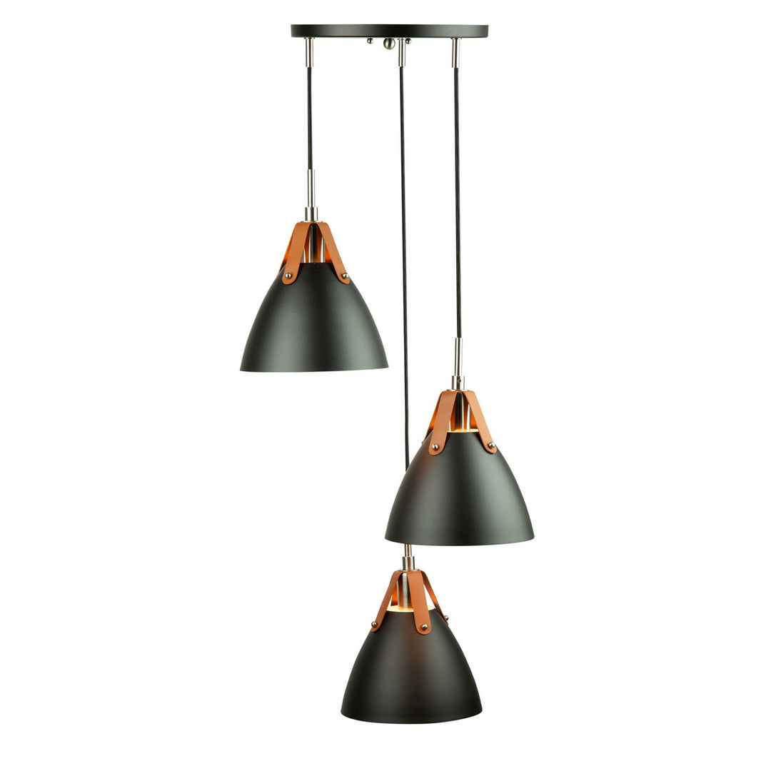 Artcraft Canada - SC13323BK - Three Light Pendant - Tote - Black