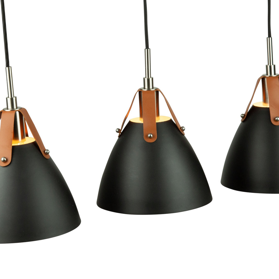 Artcraft Canada - SC13324BK - Three Light Island Pendant - Tote - Black