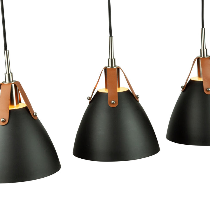 Artcraft Canada - SC13324BK - Three Light Island Pendant - Tote - Black