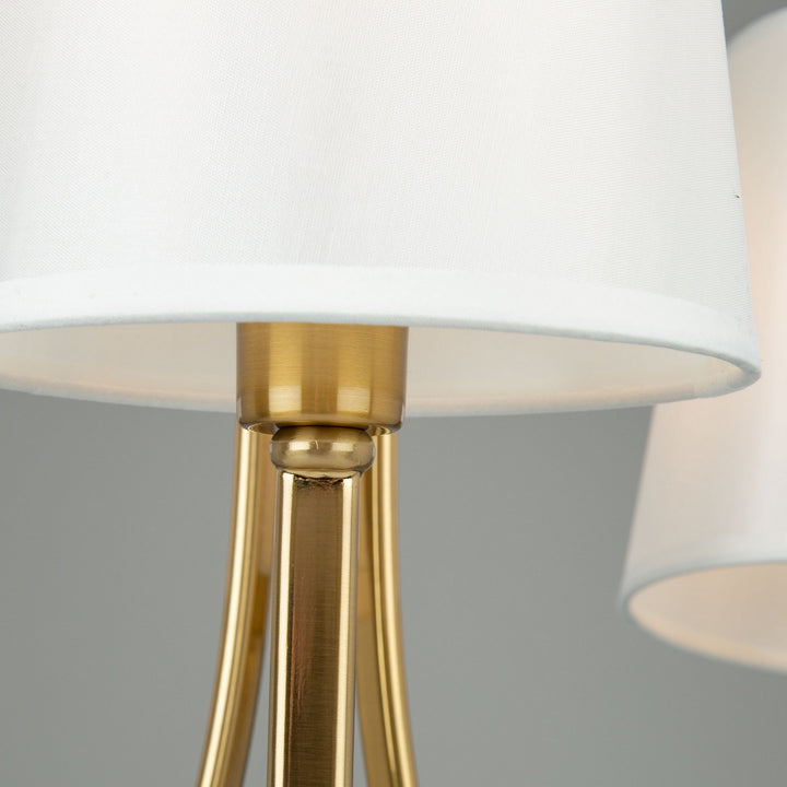 Artcraft Canada - SC13333BG - Three Light Chandelier - Rhythm - Brushed Gold