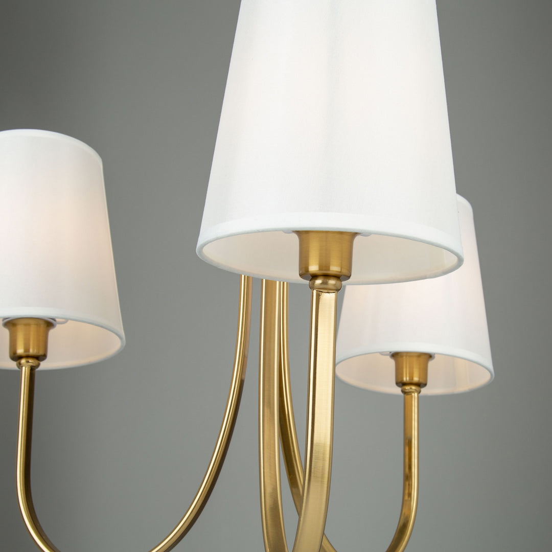 Artcraft Canada - SC13333BG - Three Light Chandelier - Rhythm - Brushed Gold