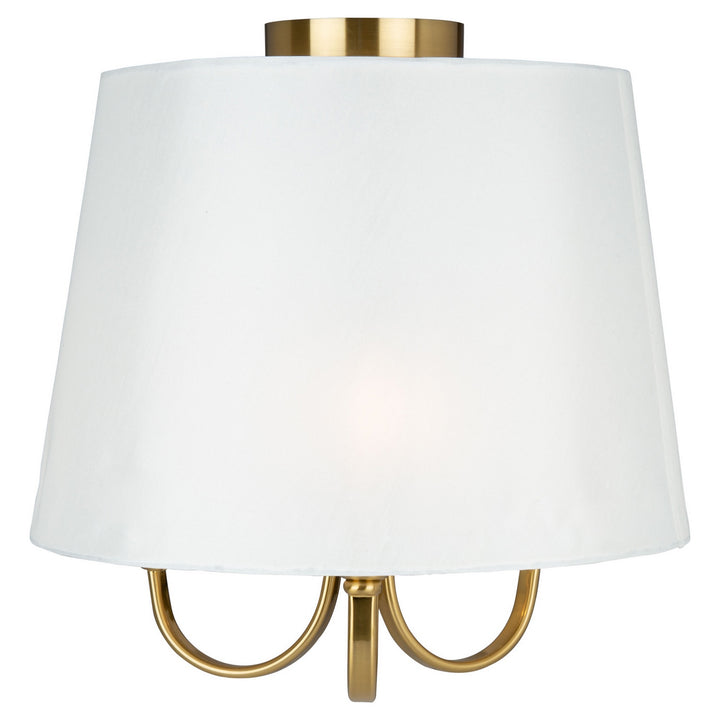 Artcraft Canada - SC13334BG - Three Light Semi-Flush Mount - Rhythm - Brushed Gold