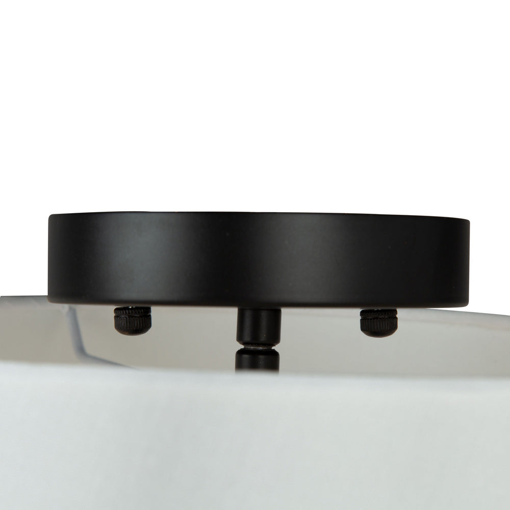 Artcraft Canada - SC13334BK - Three Light Semi-Flush Mount - Rhythm - Black