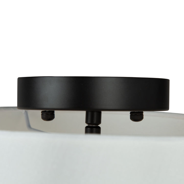 Artcraft Canada - SC13334BK - Three Light Semi-Flush Mount - Rhythm - Black