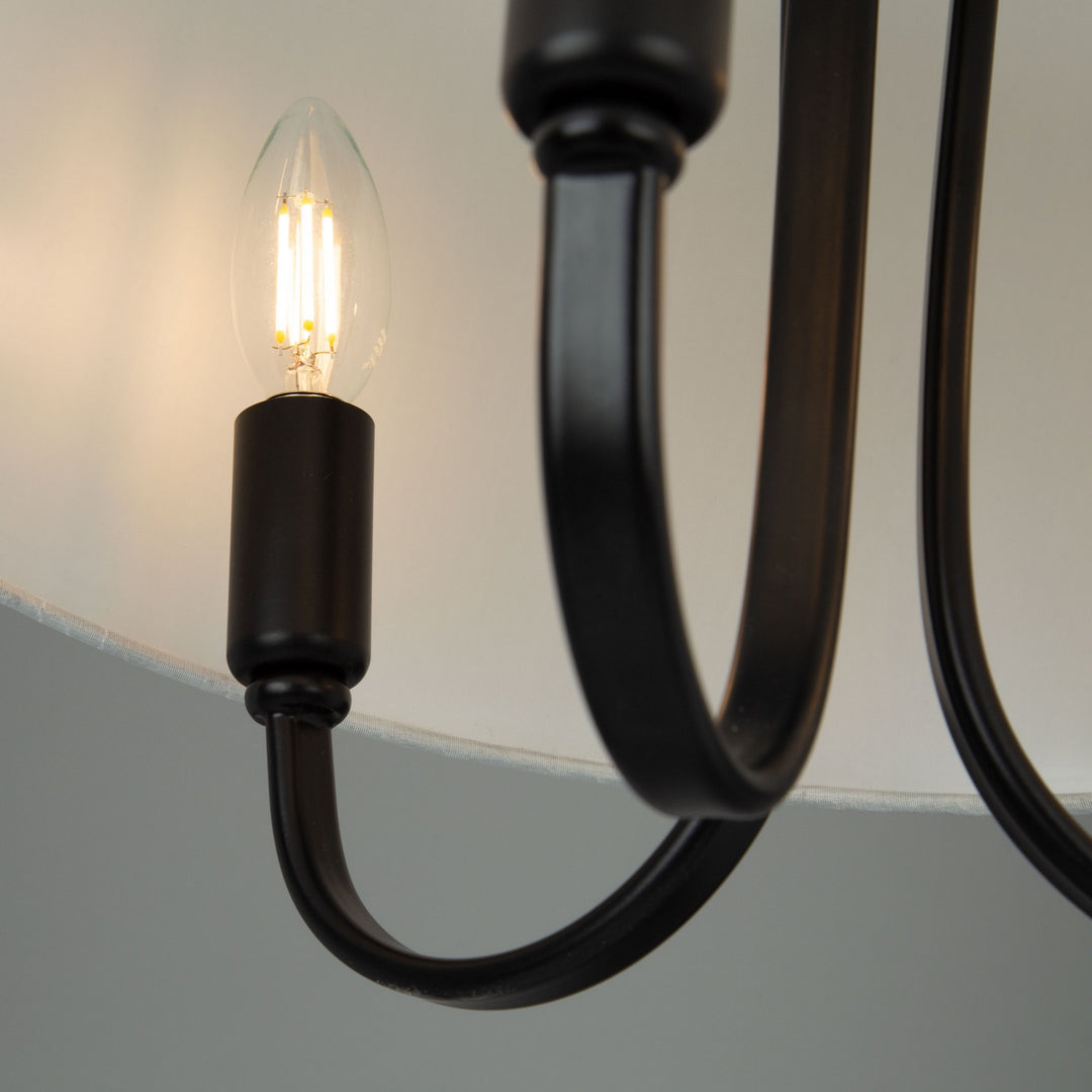 Artcraft Canada - SC13334BK - Three Light Semi-Flush Mount - Rhythm - Black