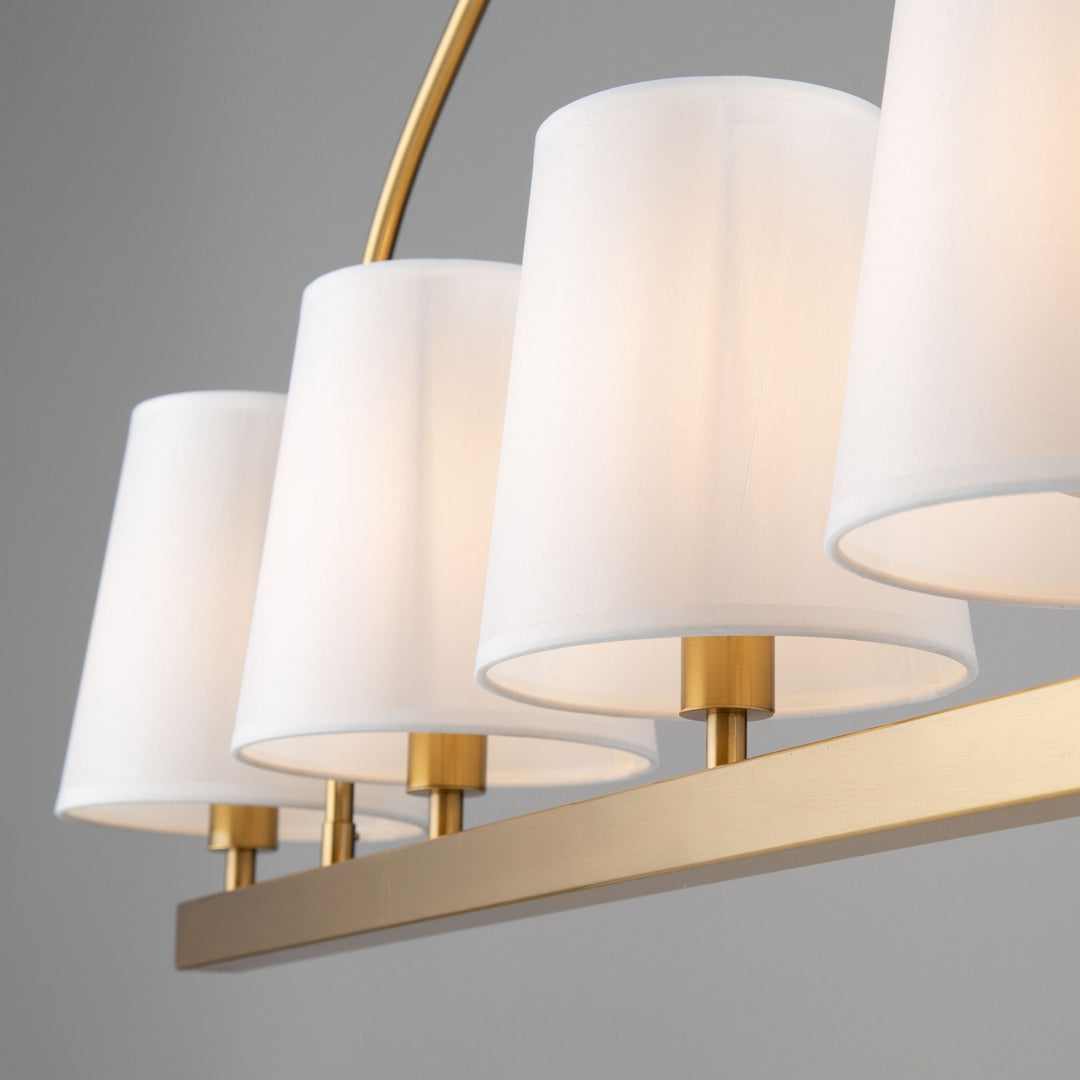 Artcraft Canada - SC13336BG - Five Light Island Pendant - Rhythm - Brushed Gold