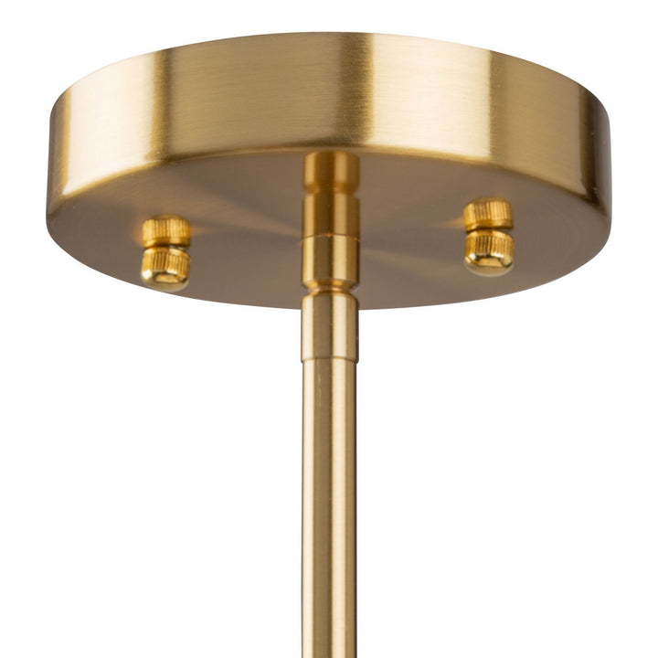 Artcraft Canada - SC13336BG - Five Light Island Pendant - Rhythm - Brushed Gold