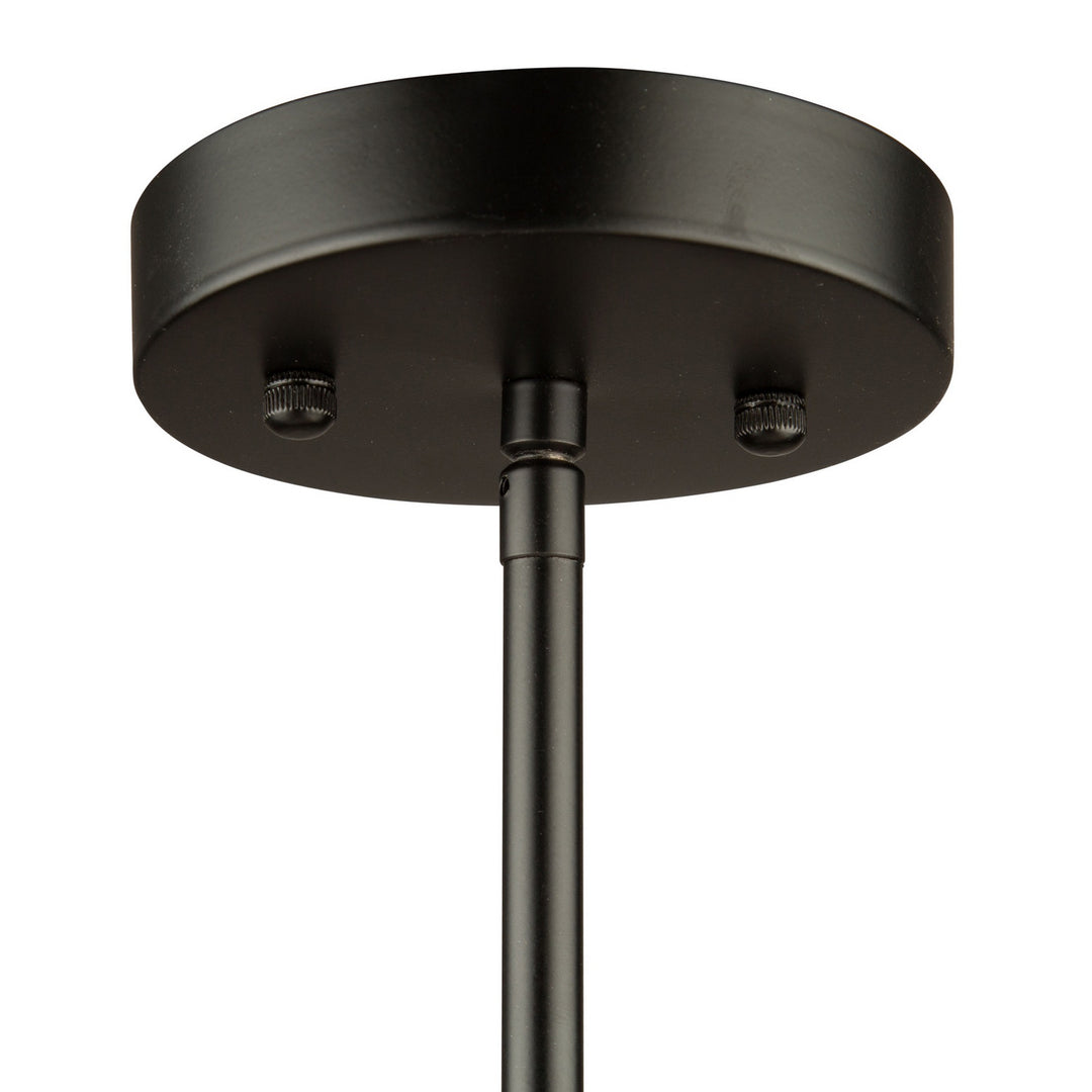 Artcraft Canada - SC13336BK - Five Light Island Pendant - Rhythm - Black