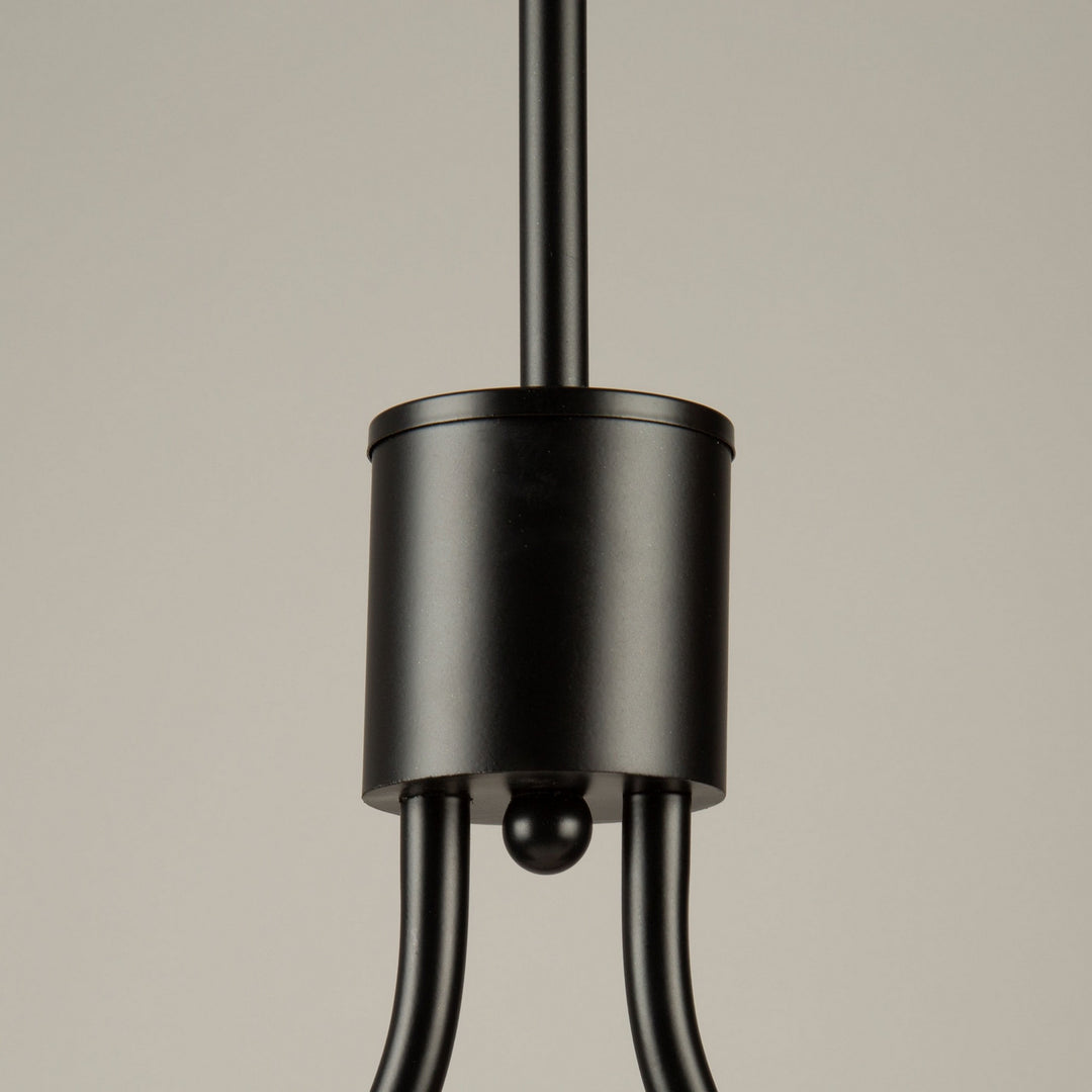Artcraft Canada - SC13336BK - Five Light Island Pendant - Rhythm - Black