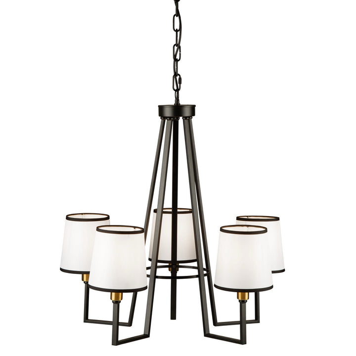 Artcraft Canada - SC13345BK - Five Light Chandelier - Coco - Gold, Black