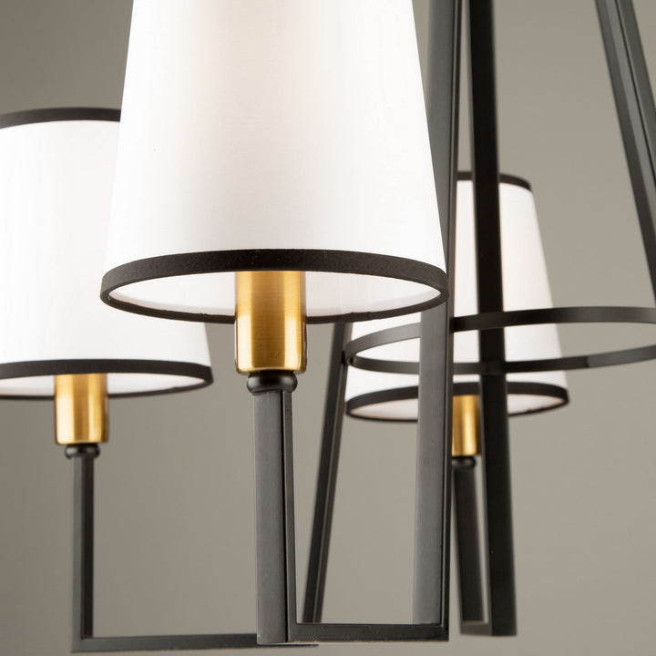 Artcraft Canada - SC13345BK - Five Light Chandelier - Coco - Gold, Black