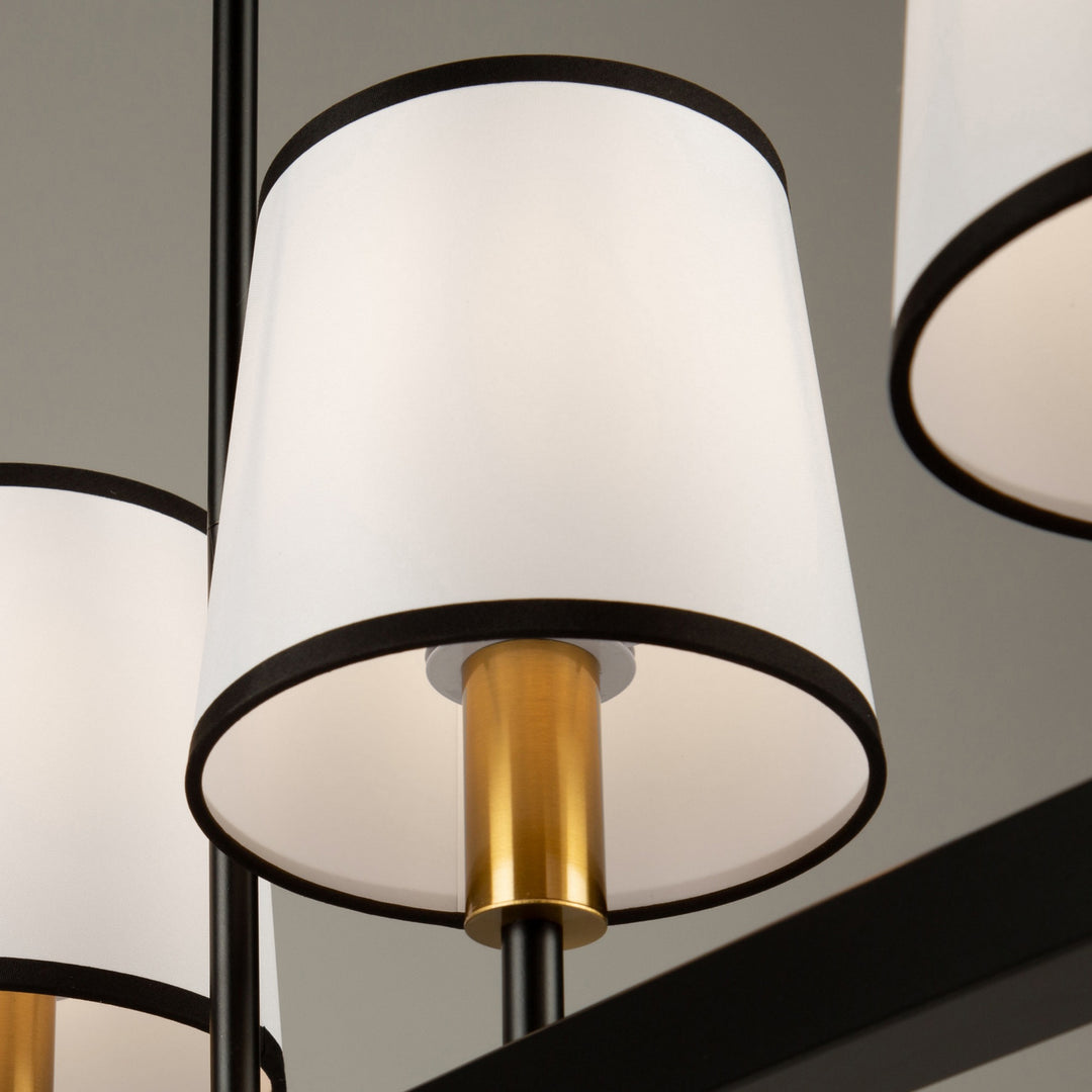 Artcraft Canada - SC13346BK - Five Light Island Pendant - Coco - Gold, Black