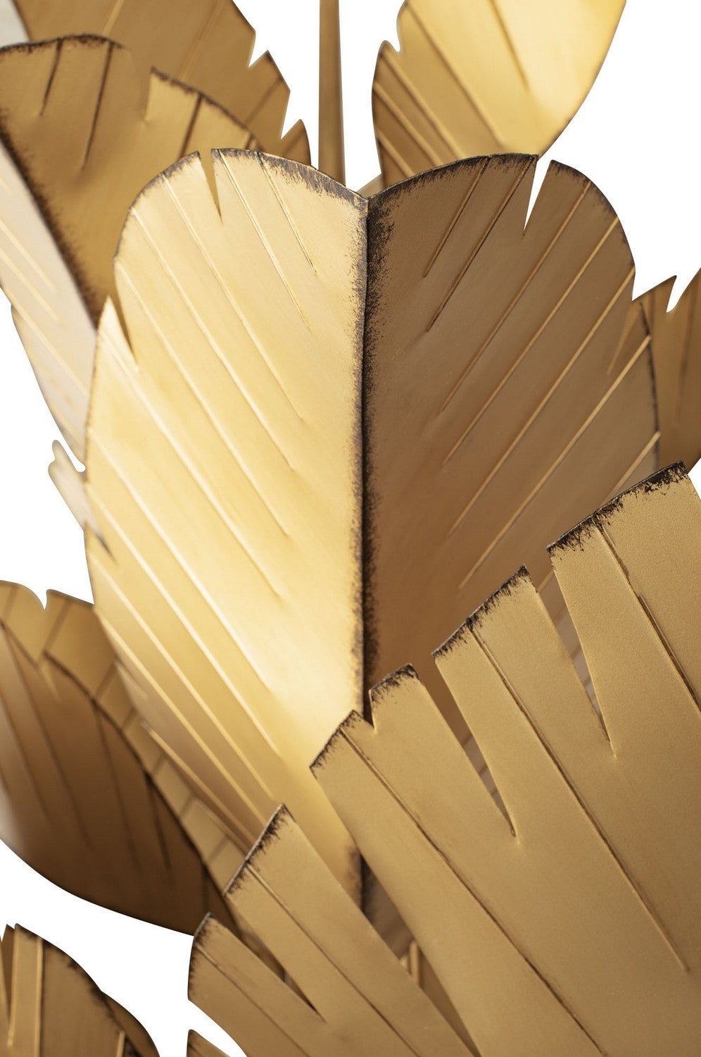 Varaluz - 901C12GO - 12 Light Chandelier - Banana Leaf - Gold