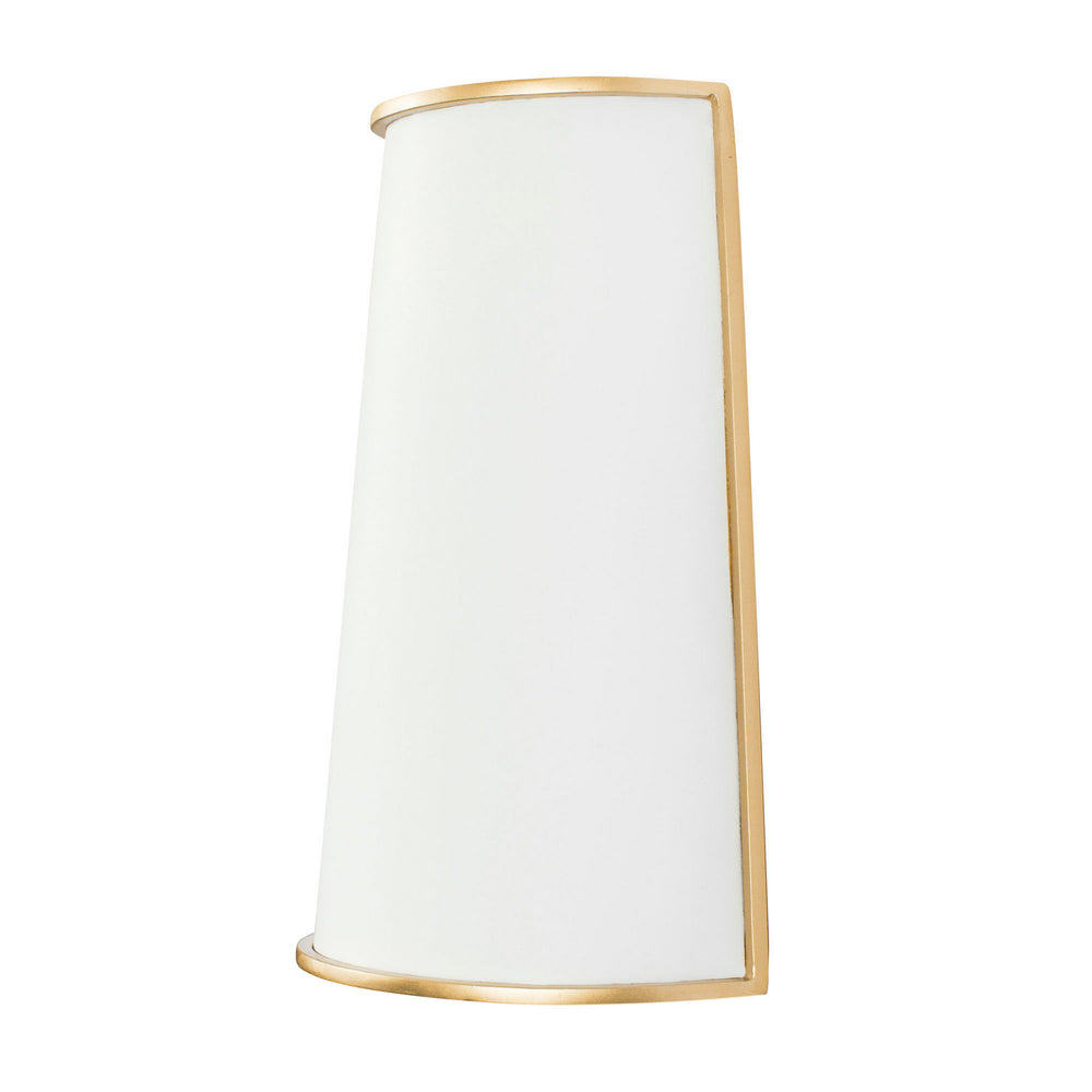 Varaluz - 364W02MWFG - Two Light Wall Sconce - Coco - Matte White/French Gold