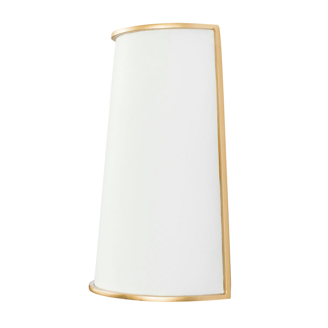Varaluz - 364W02MWFG - Two Light Wall Sconce - Coco - Matte White/French Gold