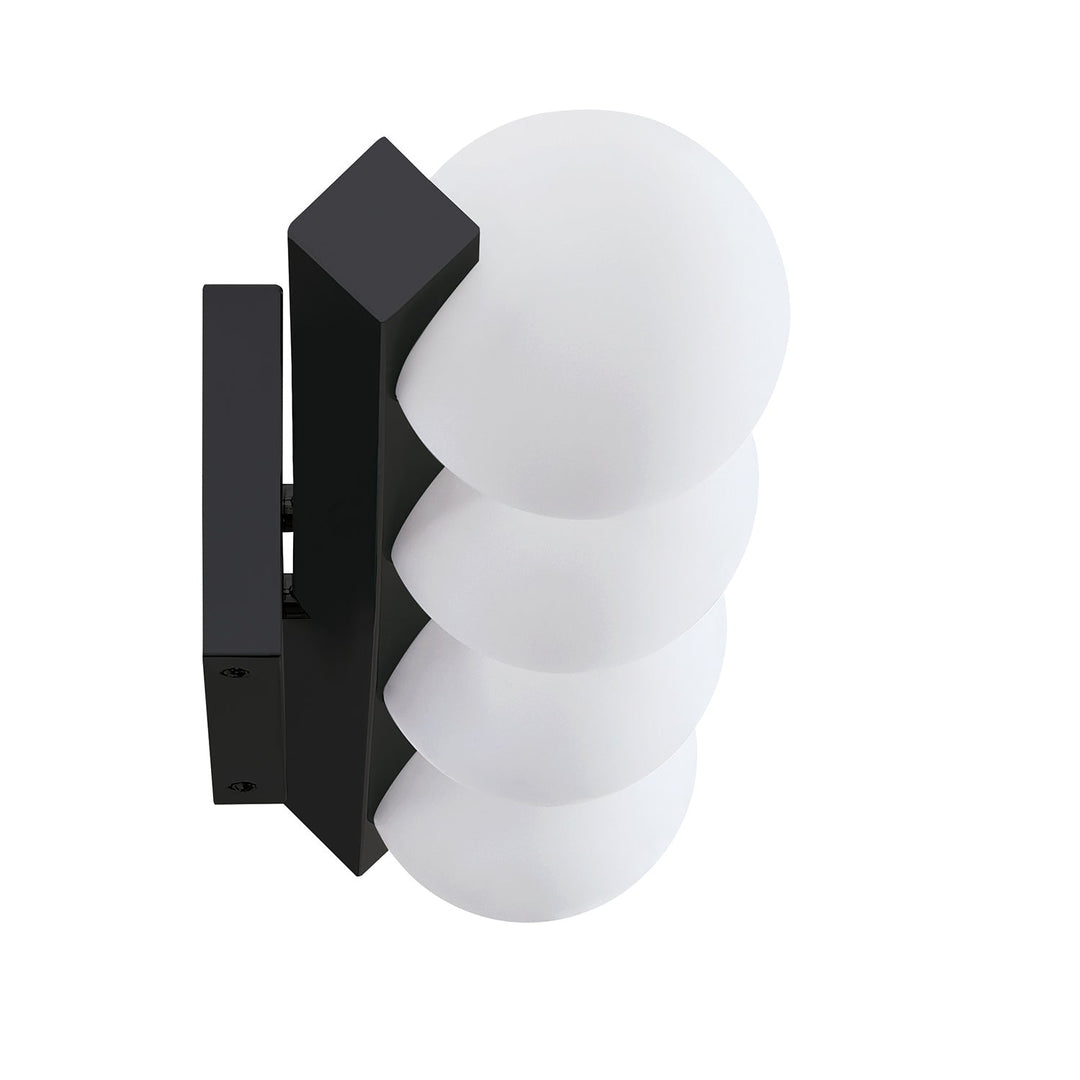 Orbitron Four Light Vanity in Black Kendal Canada