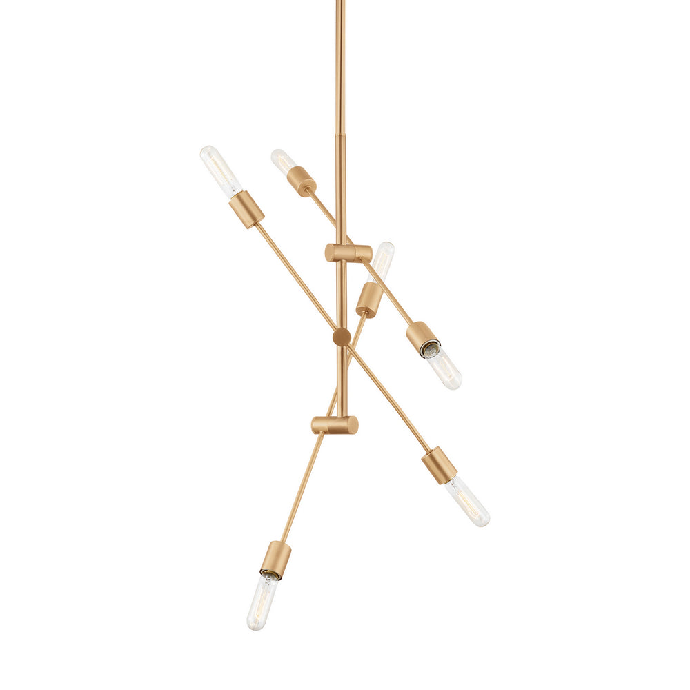 Visual Comfort Studio Canada - 3100506-848 - Six Light Chandelier - Axis - Satin Brass