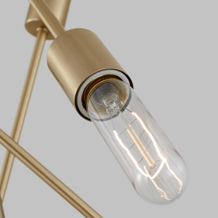 Visual Comfort Studio Canada - 3100506-848 - Six Light Chandelier - Axis - Satin Brass