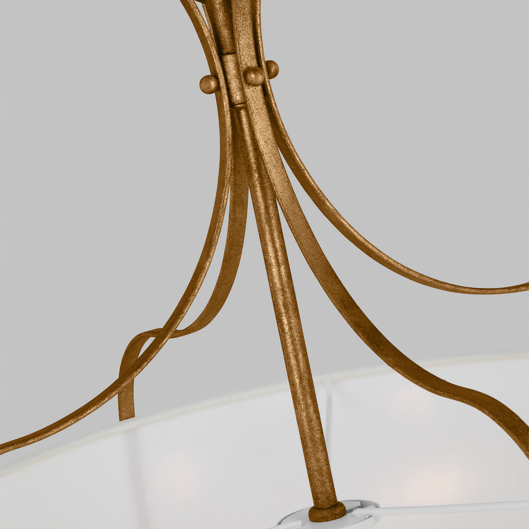 Visual Comfort Studio Canada - AP1264ADB - Four Light Pendant - Leander - Antique Gild