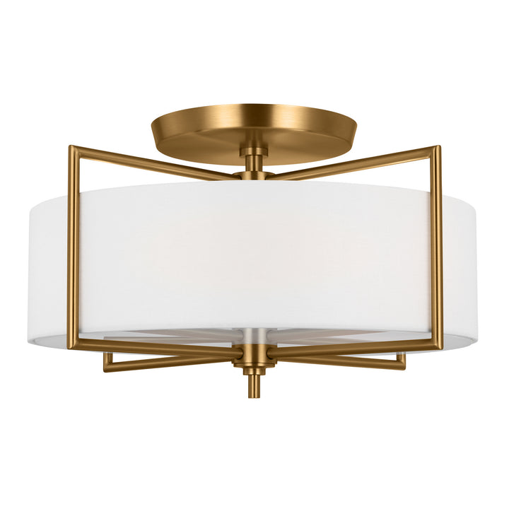 Visual Comfort Studio Canada - CF1113BBS - Three Light Semi-Flush Mount - Perno - Burnished Brass