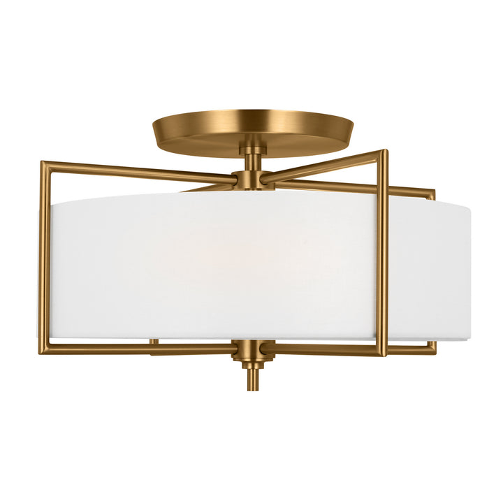 Visual Comfort Studio Canada - CF1113BBS - Three Light Semi-Flush Mount - Perno - Burnished Brass