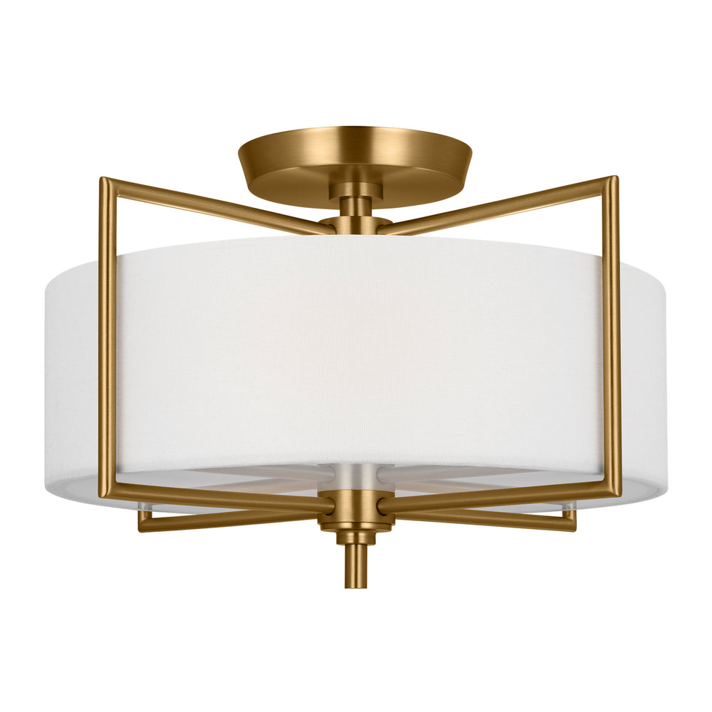Visual Comfort Studio Canada - CF1122BBS - Two Light Semi-Flush Mount - Perno - Burnished Brass