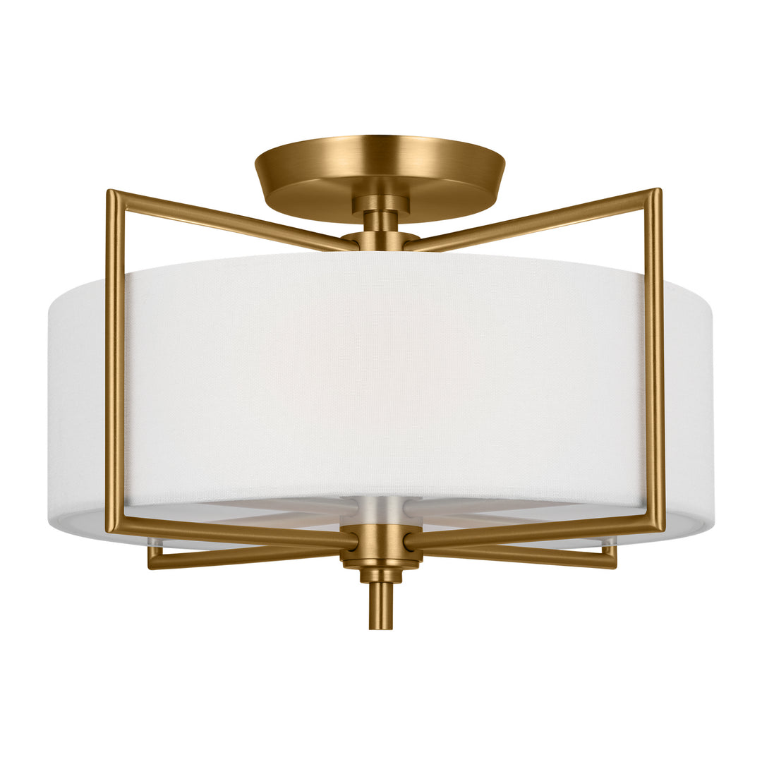 Visual Comfort Studio Canada - CF1122BBS - Two Light Semi-Flush Mount - Perno - Burnished Brass